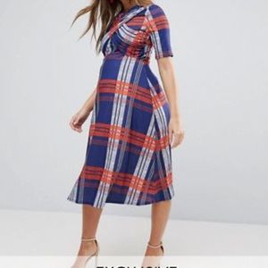 For @hnwheeler08 Maternity twist front skater dres